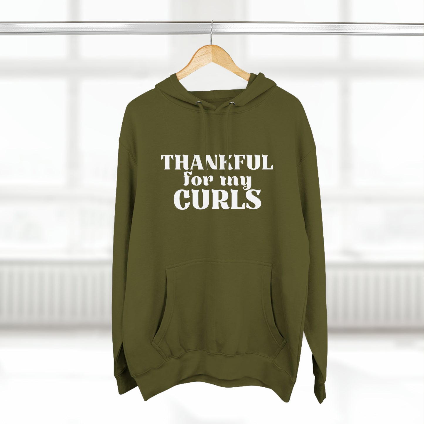 Thankful Curls Unisex Premium Pullover Hoodie