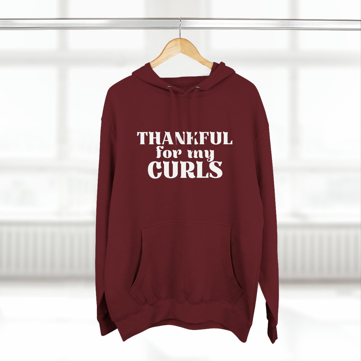 Thankful Curls Unisex Premium Pullover Hoodie