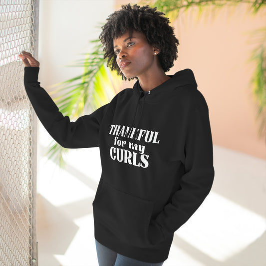 Thankful Curls Unisex Premium Pullover Hoodie