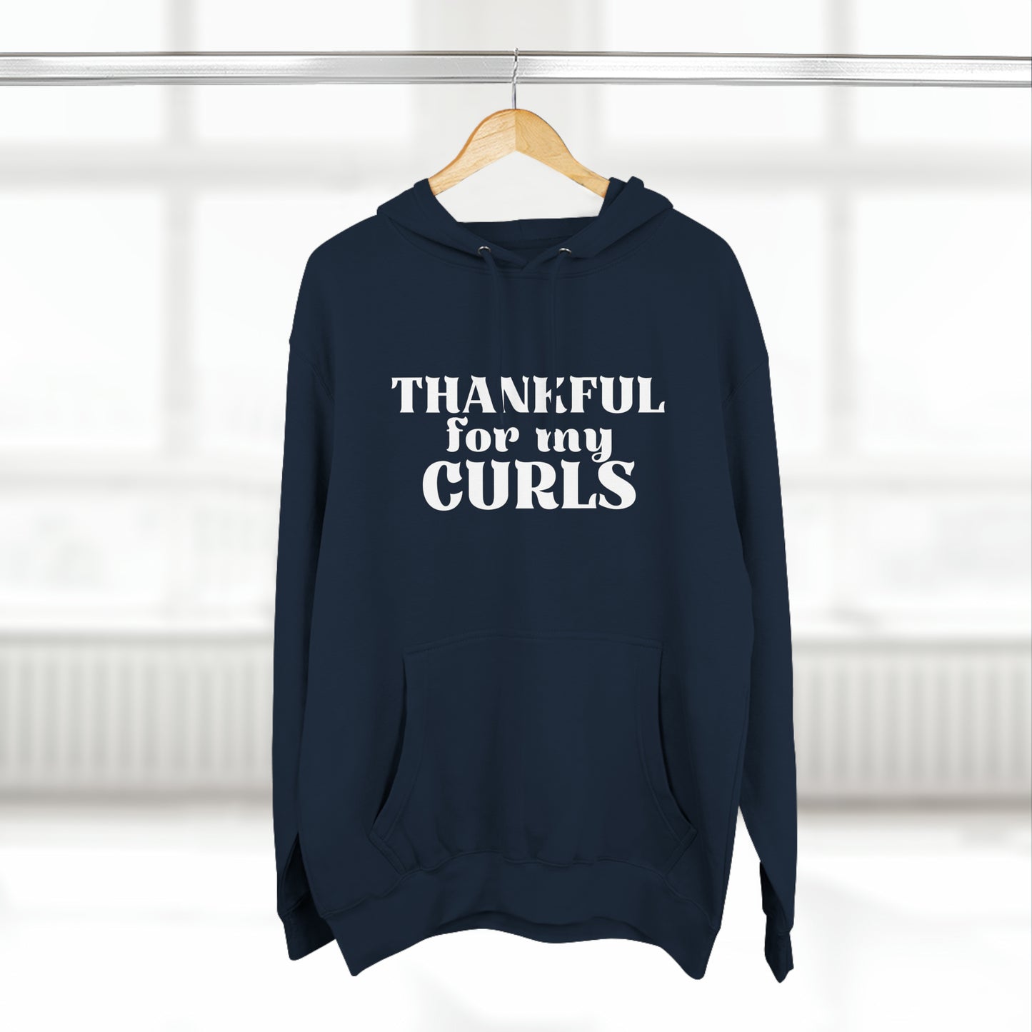 Thankful Curls Unisex Premium Pullover Hoodie