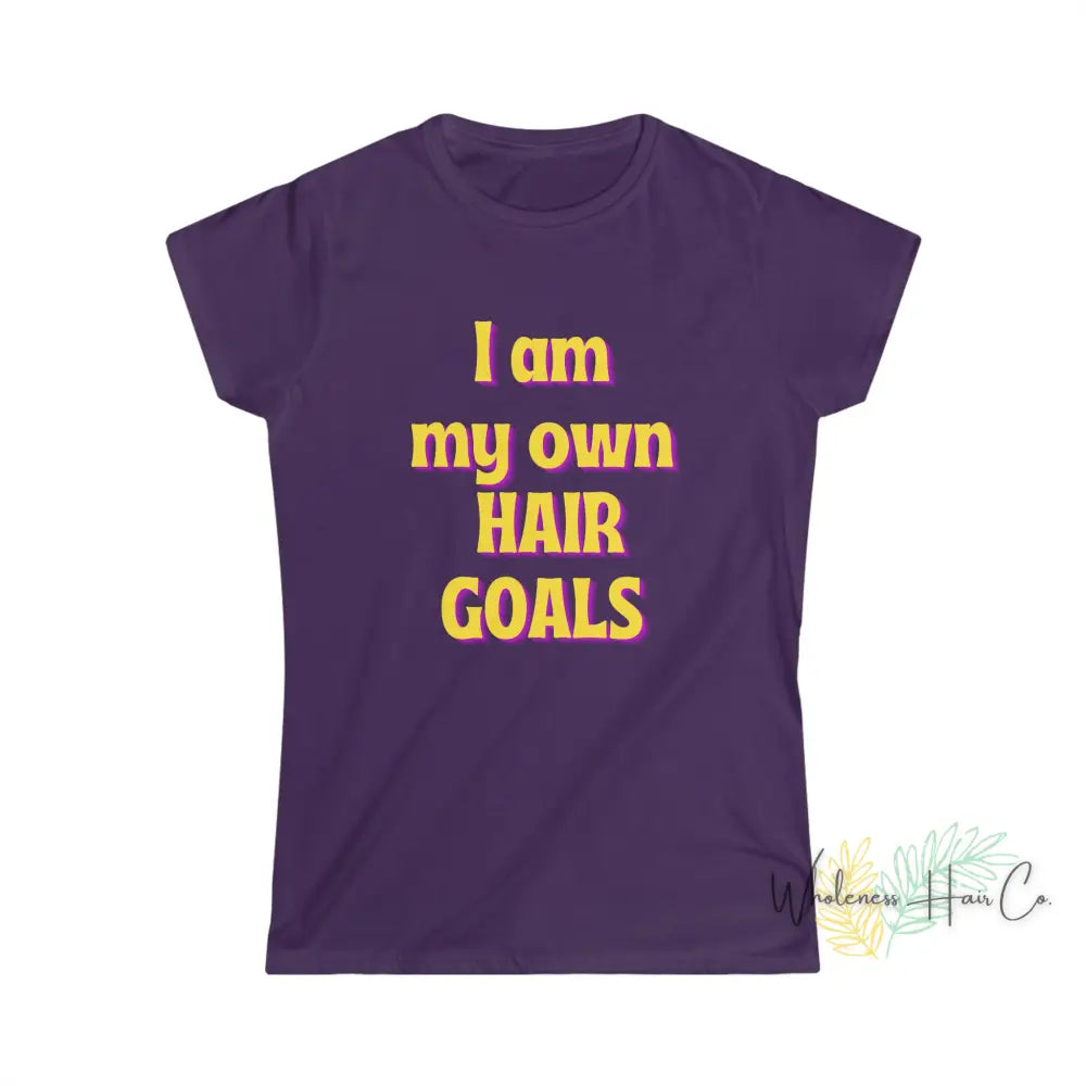 Hair Goals Tee Purple / S T-Shirt