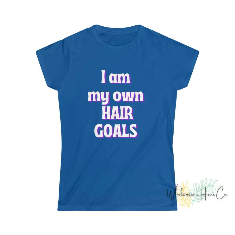 Hair Goals Tee Royal / S T-Shirt