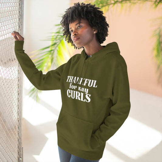 Thankful Curls Unisex Premium Pullover Hoodie