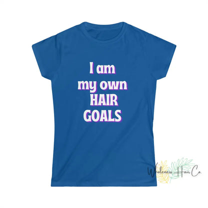 Hair Goals Tee Royal / S T-Shirt