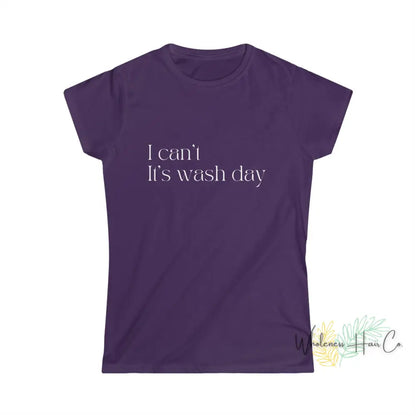 Its Wash Day Tee Purple / S T-Shirt