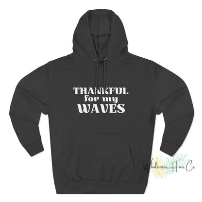 Thankful Waves Unisex Premium Pullover Hoodie Charcoal Heather / Xs